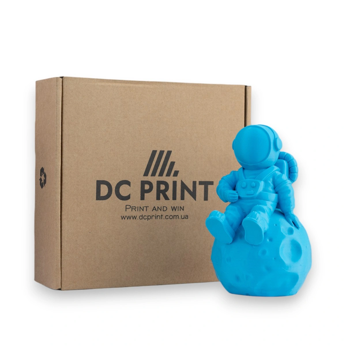 PETG матовий Філамент DC Print 1.75 mm Бірюзовий/Cyan 1 кг