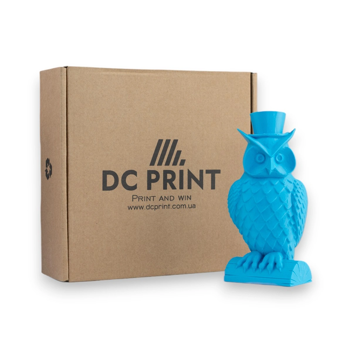 PETG матовий Філамент DC Print 1.75 mm Бірюзовий/Cyan 1 кг - Зображення 2