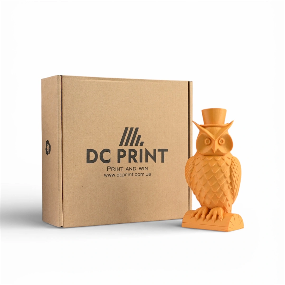 PLA матовий Філамент DC Print 1.75 mm Жовтий/Durian yellow 1 кг - Зображення 2