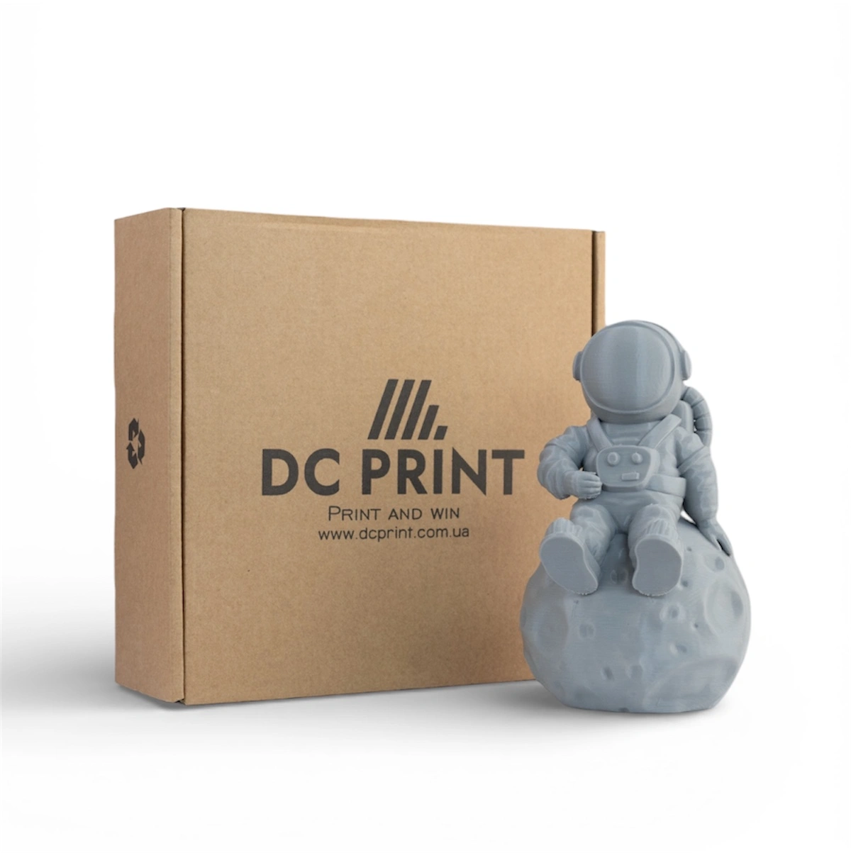PLA Філамент DC Print 1.75 mm Сірий/Gray 1 кг