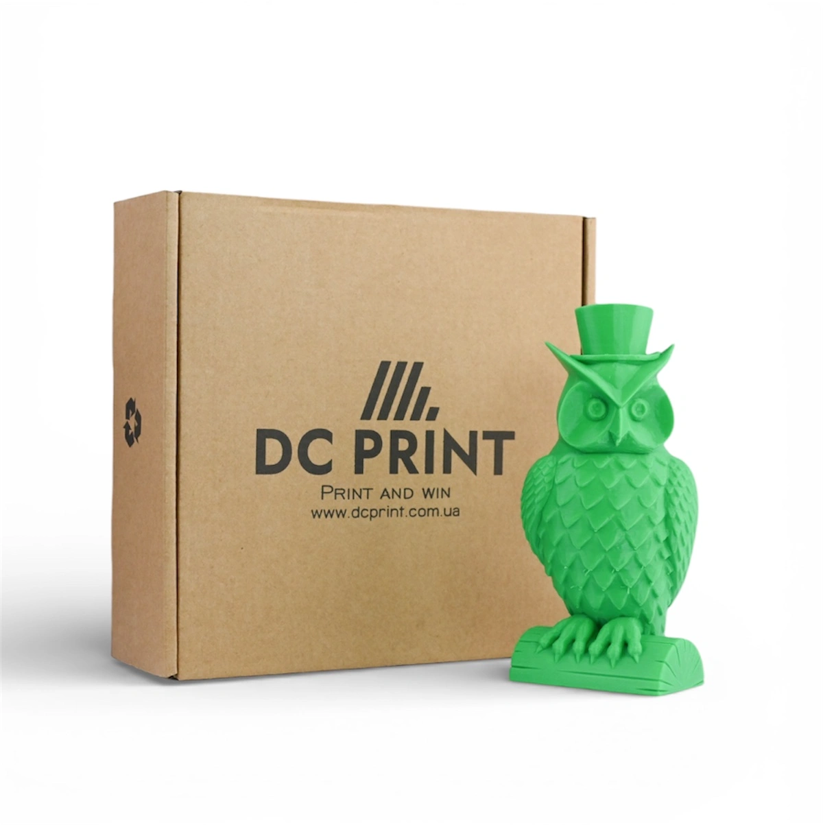 PLA Філамент DC Print 1.75 mm Зелений/Green 1 кг - Зображення 2