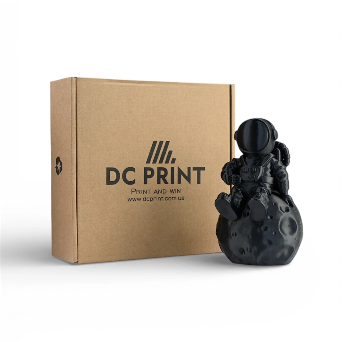 PLA Silk Філамент DC Print 1.75 mm Чорний/Black 1 кг