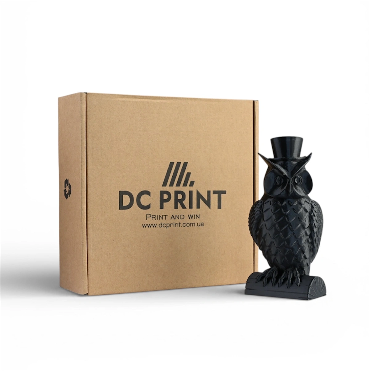 PLA Silk Філамент DC Print 1.75 mm Чорний/Black 1 кг - Зображення 2