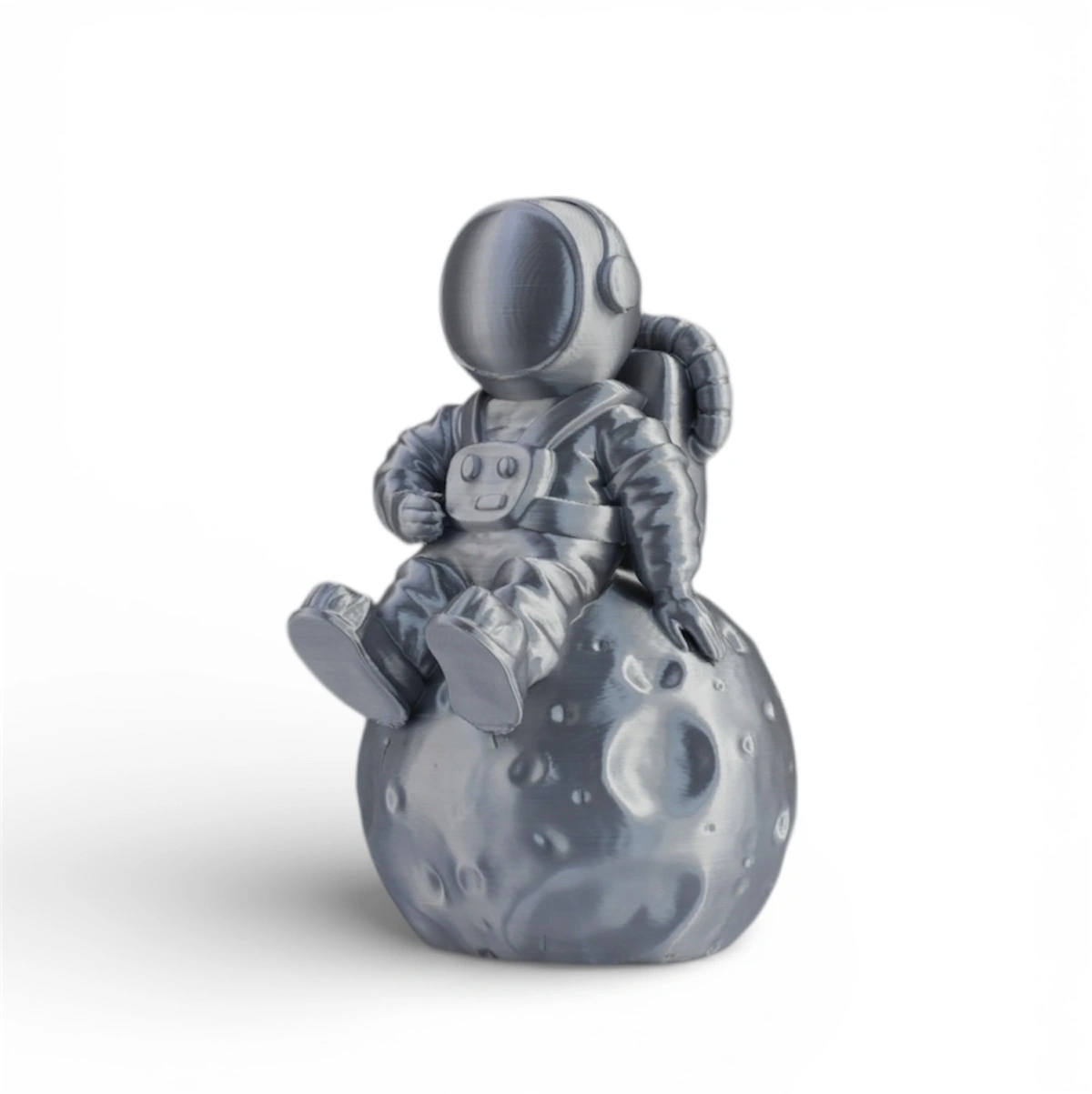 PLA Silk Філамент DC Print 1.75 mm Срібний/Silver 1 кг - Зображення 3