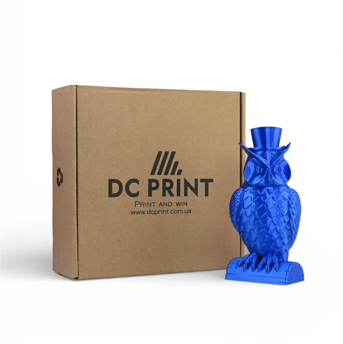 PLA Silk Філамент DC Print 1.75 mm Синій/Blue 1 кг - Зображення 2